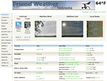 Tablet Screenshot of friendweather.com